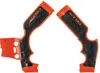 ACERBIS X Grip Frame Guards Orange Black