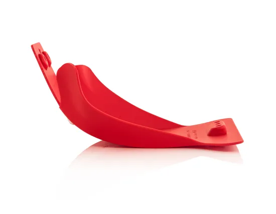 Acerbis Polypropylene Chassis Belly Skid Plate Red