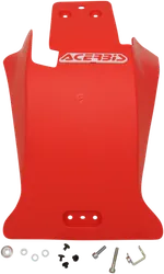 Acerbis Polypropylene Chassis Belly Skid Plate Red