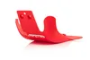 Acerbis Polypropylene Chassis Belly Skid Plate Red