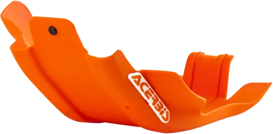 Acerbis Polypropylene Chassis Belly Skid Plate Orange White