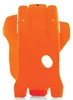 Acerbis Polypropylene Chassis Belly Skid Plate Orange White