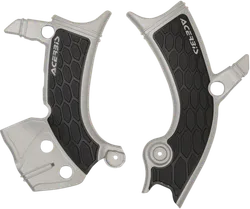 ACERBIS X Grip Frame Guards Silver Black