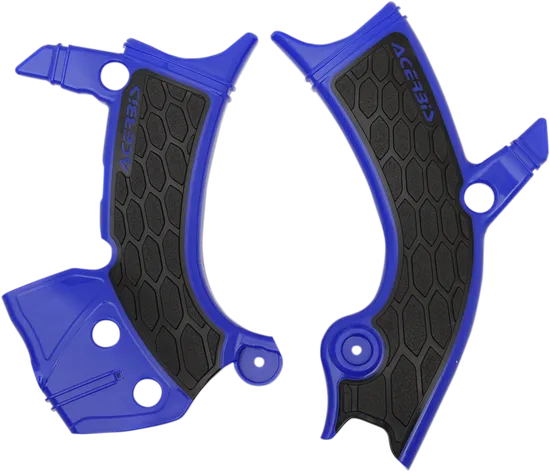 ACERBIS X Grip Frame Guards Black Blue