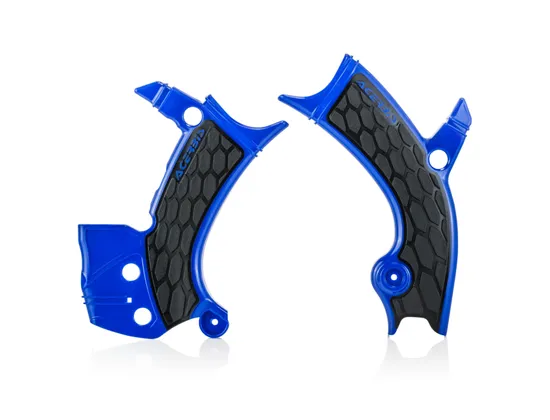 ACERBIS X Grip Frame Guards Black Blue