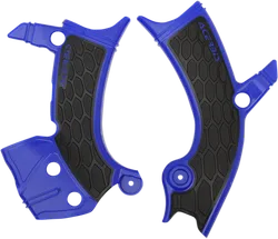 ACERBIS X Grip Frame Guards Black Blue