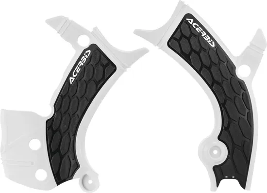 ACERBIS X Grip Frame Guards White Black