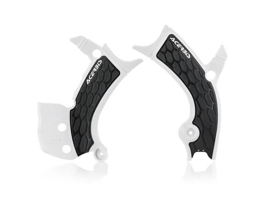 ACERBIS X Grip Frame Guards White Black