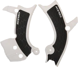 ACERBIS X Grip Frame Guards White Black