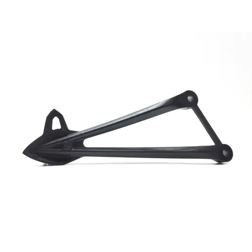 Left Rear Back Passenger Peg Bracket Side 2008 Kawasaki Ninja ZX10R 2851A x 9