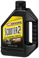 Maxima Scooter 2T Mineral Injector Pre Mix Engine Motor Oil 1 Liter Quart 2