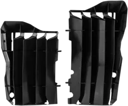 Acerbis Black Radiator Louver Cover Pair