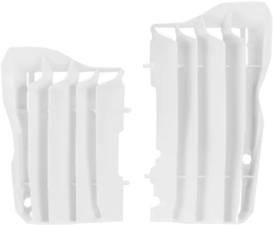 Acerbis White Radiator Louver Cover Pair