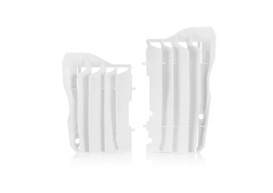 Acerbis White Radiator Louver Cover Pair