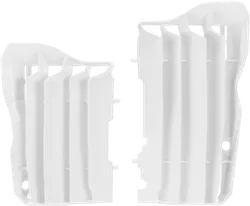 Acerbis White Radiator Louver Cover Pair