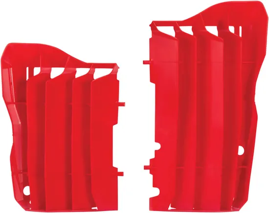 Acerbis Red Radiator Louver Cover Pair