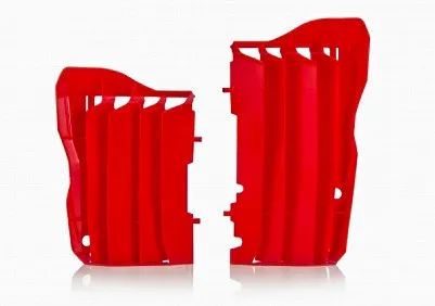 Acerbis Red Radiator Louver Cover Pair