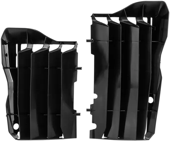 Acerbis Black Radiator Louver Cover Pair