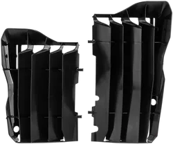 Acerbis Black Radiator Louver Cover Pair