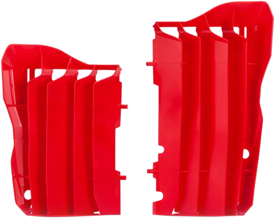 Acerbis Red Radiator Louver Cover Pair