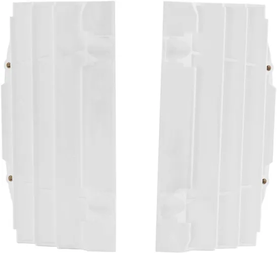 Acerbis White Radiator Louver Cover Pair