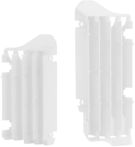 Acerbis White Radiator Louver Cover Pair