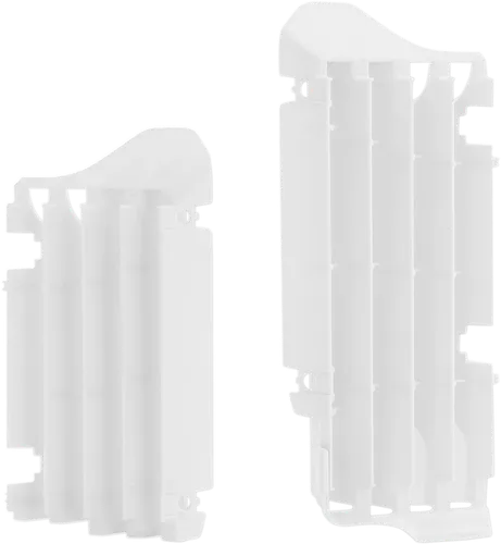 Acerbis White Radiator Louver Cover Pair