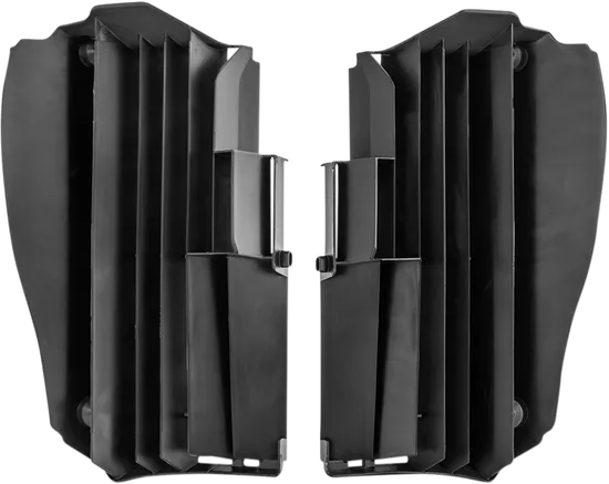Acerbis Black Radiator Louver Cover Pair