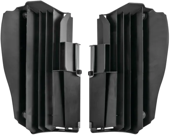 Acerbis Black Radiator Louver Cover Pair