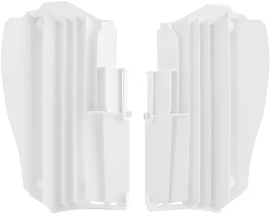 Acerbis White Radiator Louver Cover Pair