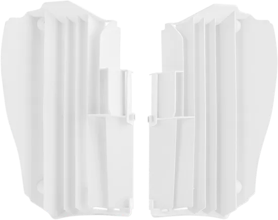 Acerbis White Radiator Louver Cover Pair