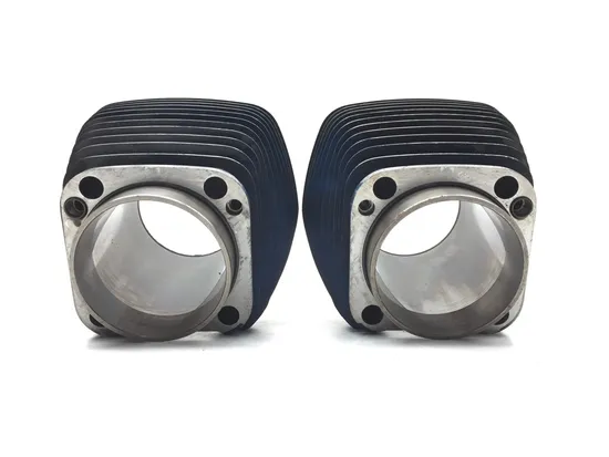 Front Rear Cylinder Jugs w Pistons 2001 Harley Dyna Low Rider FXDL 2854A x