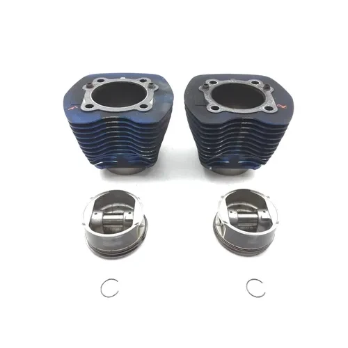 Front Rear Cylinder Jugs w Pistons 2001 Harley Dyna Low Rider FXDL 2854A x 3