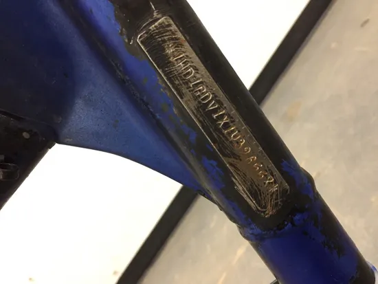 Main Frame Chassis CLN Ready To Go 2001 Harley Dyna Low Rider FXDL 2854A x