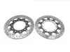 Left Right Front Brake Disc Rotors Set 2005 Yamaha YZF R1 Raven 2858A