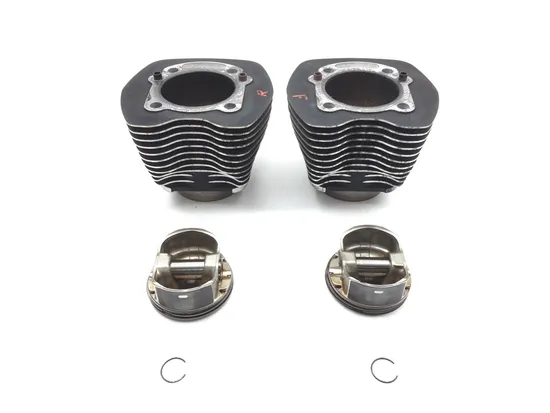 Front Rear Cylinder Jug Set 2008 Harley Electra Glide Classic FLHTC 2855A x