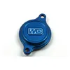 Works Blue Aluminum Oil Filter Cover
