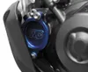 Works Blue Aluminum Oil Filter Cover