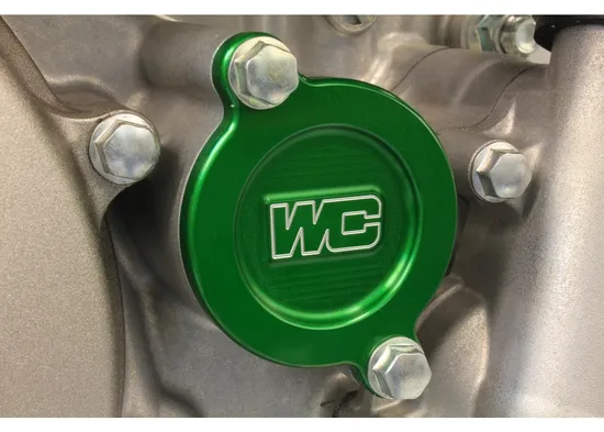 Works Green Aluminum Oil Filter Cover
