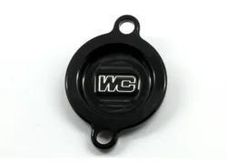 Works Black Aluminum Oil Filter Cover