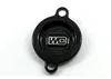 Works Black Aluminum Oil Filter Cover