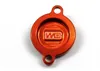 Works Orange Aluminum Oil Filter Cover