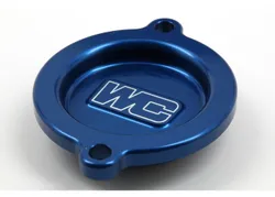 Works Blue Aluminum Oil Filter Cover