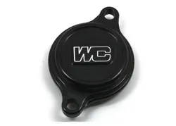 Works Black Aluminum Oil Filter Cover