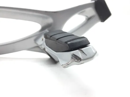 Left Rear Back Passenger Peg Bracket Side 2001 BMW K1200RS 2785A x 2