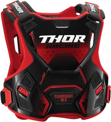 Thor Adult Men Guardian MX Roost Deflector XL 2XL Black Red