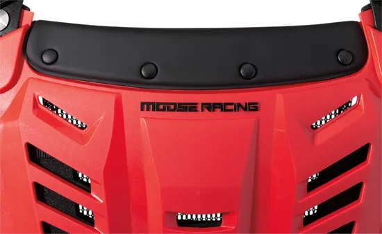 Moose Racing CE Synapse Lite Roost Deflector Adult MD/LG Red/Black