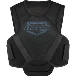 Icon Adult Men Field Armor Softcore Vest XL 2XL Black