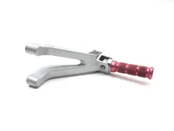 Left Rear Back Passenger Peg Bracket Side 2000 Suzuki TL1000S 2845A x