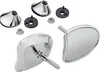 Harddrive Chrome Tapered Fairing Mirrors Set